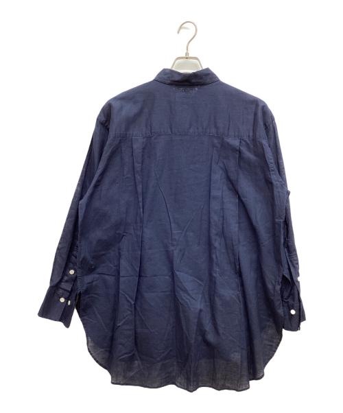 Spick and Span（スピック＆スパン）Spick and Span (スピック＆スパン) コットンリネンルーズシャツ ネイビー サイズ:Freeの古着・服飾アイテム