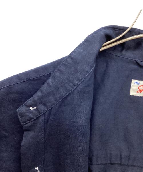Spick and Span（スピック＆スパン）Spick and Span (スピック＆スパン) コットンリネンルーズシャツ ネイビー サイズ:Freeの古着・服飾アイテム