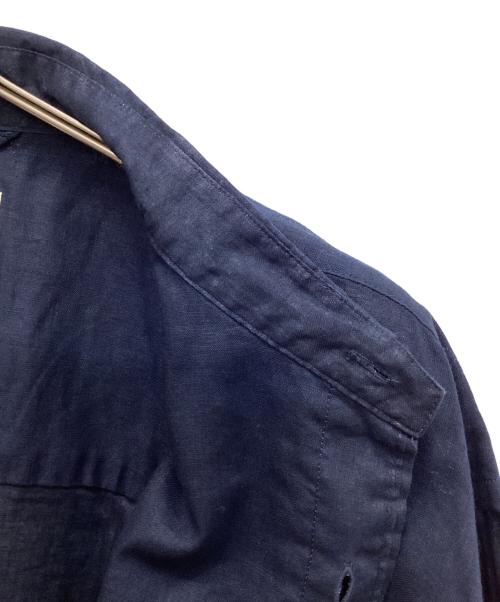 Spick and Span（スピック＆スパン）Spick and Span (スピック＆スパン) コットンリネンルーズシャツ ネイビー サイズ:Freeの古着・服飾アイテム