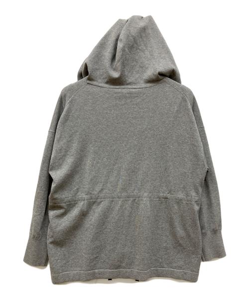 theory luxe（セオリーリュクス）theory luxe (セオリーリュクス) ニットパーカー　ジップパーカー グレー サイズ:32の古着・服飾アイテム