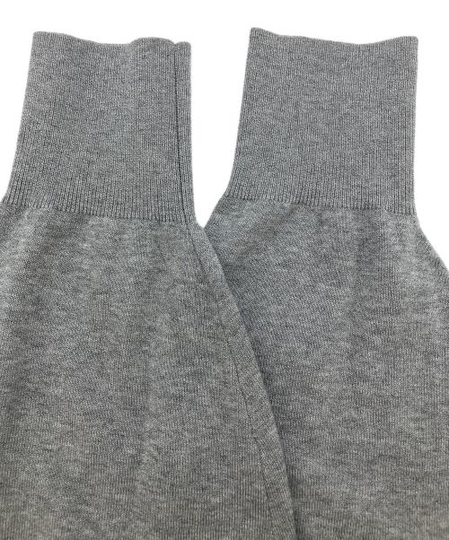 theory luxe（セオリーリュクス）theory luxe (セオリーリュクス) ニットパーカー　ジップパーカー グレー サイズ:32の古着・服飾アイテム