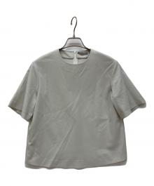 theory luxe（セオリーリュクス）の古着「ラッフルブラウス」｜グレー