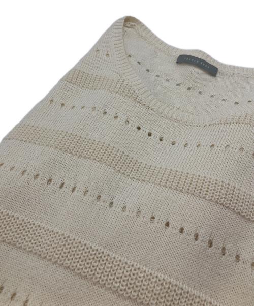theory luxe（セオリーリュクス）theory luxe (セオリーリュクス) 七分袖ニットプルオーバー アイボリー サイズ:32の古着・服飾アイテム