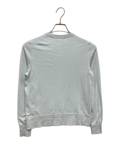 theory luxe（セオリーリュクス）theory luxe (セオリーリュクス) WASHABLE SILK CYNTHIA　シルク混カーディガン ブルー サイズ:32の古着・服飾アイテム