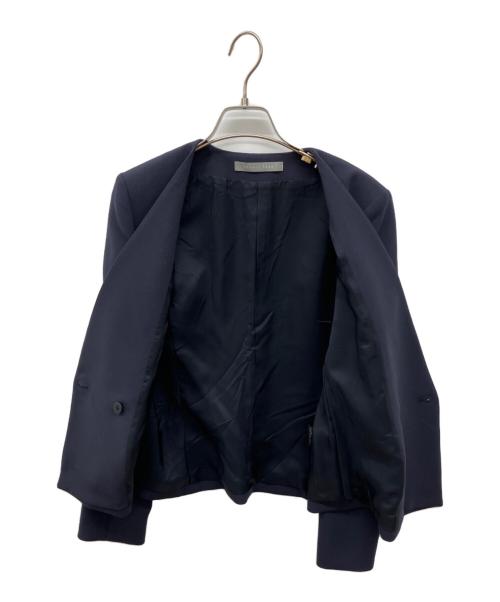 theory luxe（セオリーリュクス）theory luxe (セオリーリュクス) ノーカラージャケット COSIMO ADANEL ネイビー サイズ:36の古着・服飾アイテム