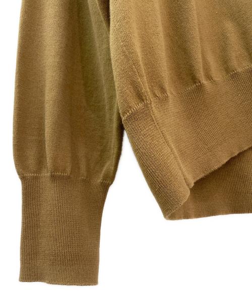 L'appartement（アパルトモン）L'appartement (アパルトモン) BASIC KNIT V PULLOVER キャメル サイズ:FREEの古着・服飾アイテム