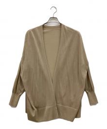 MUSE de Deuxieme Classe（ミューズ ドゥーズィエム クラス）の古着「shake code ショートカーディガン」｜ベージュ