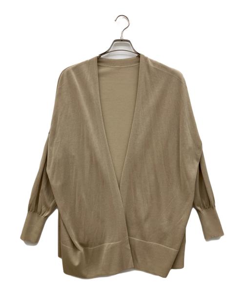 MUSE de Deuxieme Classe（ミューズ ドゥーズィエム クラス）MUSE de Deuxieme Classe (ミューズ ドゥーズィエム クラス) shake code ショートカーディガン ベージュ サイズ:無の古着・服飾アイテム