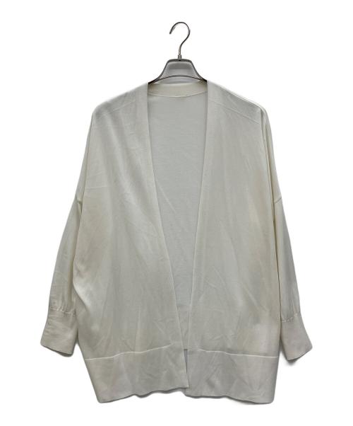 MUSE de Deuxieme Classe（ミューズ ドゥーズィエム クラス）MUSE de Deuxieme Classe (ミューズ ドゥーズィエム クラス) Shake code ショートカーディガン ホワイト サイズ:無しの古着・服飾アイテム