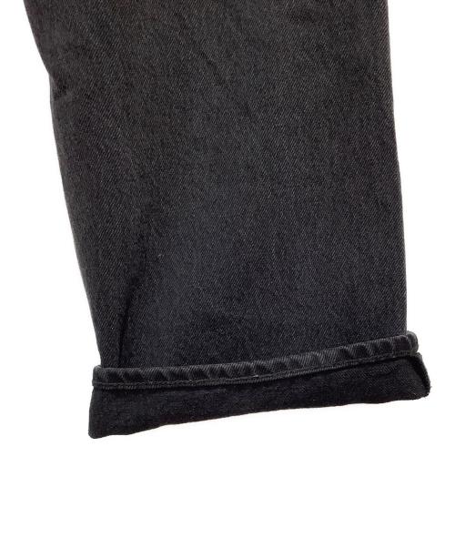 Lily Brown（リリーブラウン）Lily Brown (リリーブラウン) CANDY STOCK ビジューデニムパンツ ブラックの古着・服飾アイテム