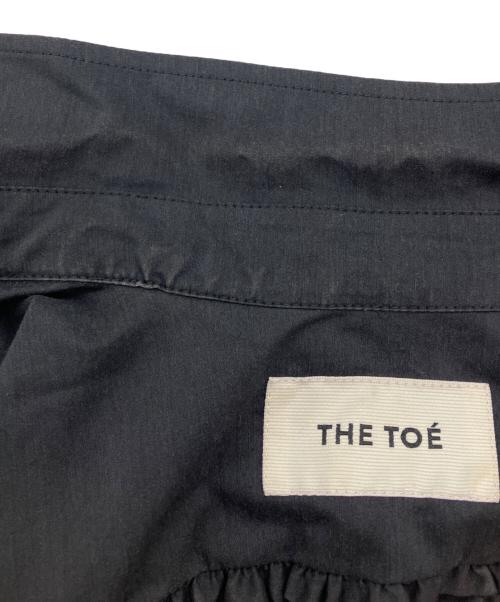 THE TOE（ザ・トゥー）THE TOE (ザ・トゥー) Pennsylvania shirt onepiece　ペンシルバニアシャツワンピース　フリルワンピース　チュニック ブラック サイズ:Ｓの古着・服飾アイテム