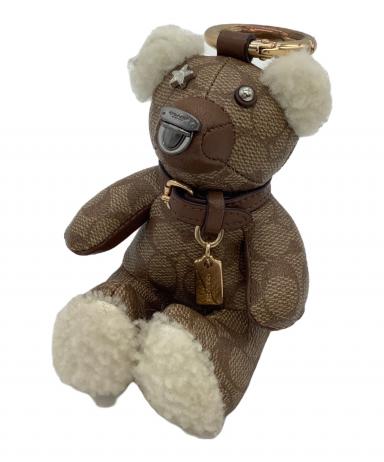 中古・古着通販】COACH (コーチ) シグネチャーテディベア キーホルダー