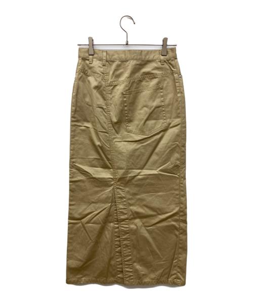 SCENTOF（セントオブ）SCENTOF (セントオブ) ハイカウントスカート　ロングスカート ベージュ サイズ:34の古着・服飾アイテム
