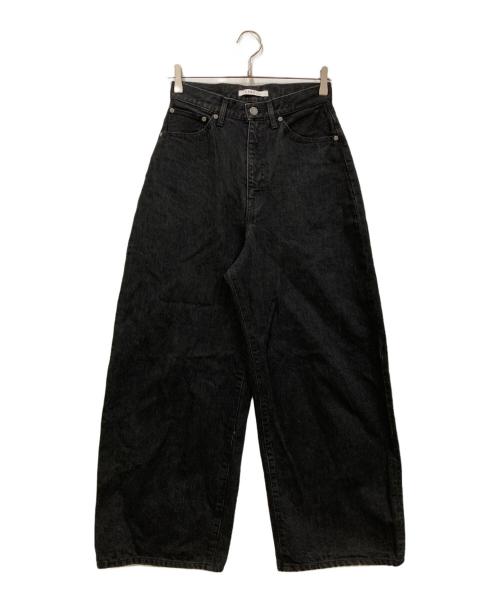 ETRE TOKYO（エトレトウキョウ）ETRE TOKYO (エトレトウキョウ) ボリュームローウエストデニム ブラック サイズ:Sの古着・服飾アイテム