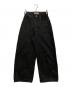 ETRE TOKYO（エトレトウキョウ）の古着「ボリュームローウエストデニム」｜ブラック