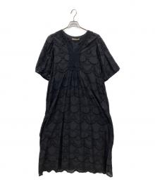 ne quittez pas（ヌキテパ）の古着「COTTON VOILE DOT HEMLA」｜ブラック