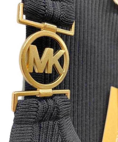 MICHAEL KORS（マイケルコース）MICHAEL KORS (マイケル・コース) リブニットワンピース ブラック サイズ:Ｓ 未使用品の古着・服飾アイテム