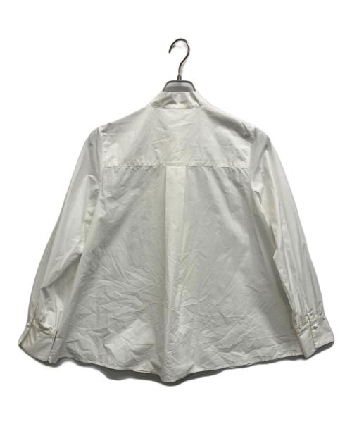 allureville（アルアバイル）allureville (アルアバイル) ボウタイブラウス ホワイト サイズ:２の古着・服飾アイテム