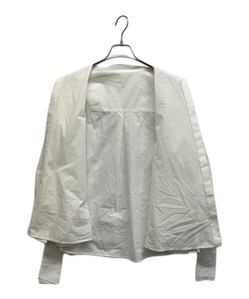 allureville（アルアバイル）allureville (アルアバイル) ボウタイブラウス ホワイト サイズ:２の古着・服飾アイテム