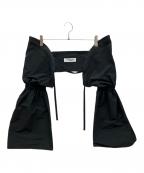 KISHIDA MIKIキシダミキ）の古着「シャーリングスリーブアームボレロ」｜ブラック