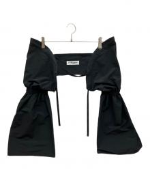 KISHIDA MIKI（キシダミキ）の古着「シャーリングスリーブアームボレロ」｜ブラック