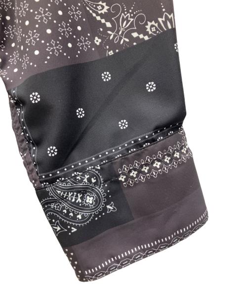 Junhashimoto（ジュンハシモト）Junhashimoto (ジュンハシモト) BANDANA COACH SHIRTS ブラック サイズ:3の古着・服飾アイテム