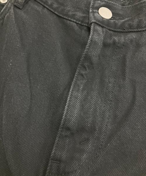 ok.soon（オクスン）ok.soon (オクスン) カラーデニムパンツ ブラック サイズ:3の古着・服飾アイテム