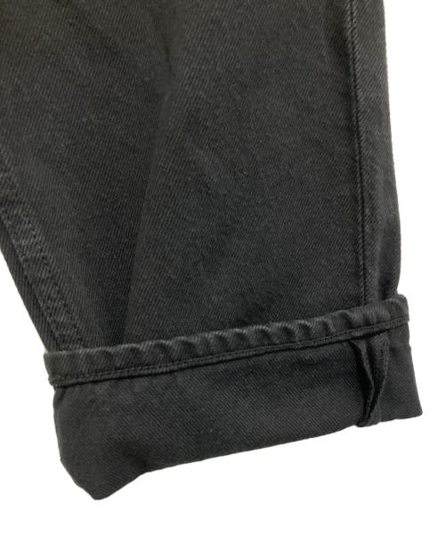 ok.soon（オクスン）ok.soon (オクスン) カラーデニムパンツ ブラック サイズ:3の古着・服飾アイテム
