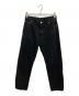 ok.soon（オクスン）の古着「カラーデニムパンツ」｜ブラック