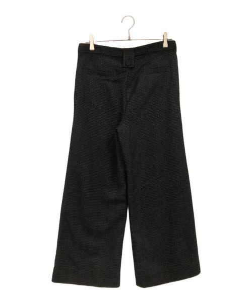 ok.soon（オクスン）ok.soon (オクスン) monotone tweed wide pants ブラック サイズ:2の古着・服飾アイテム