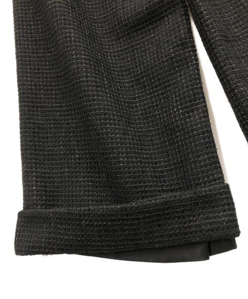 ok.soon（オクスン）ok.soon (オクスン) monotone tweed wide pants ブラック サイズ:2の古着・服飾アイテム