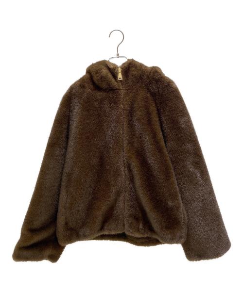 DEUXIEME CLASSE（ドゥーズィエム クラス）DEUXIEME CLASSE (ドゥーズィエム クラス) MY WHITE BROWN ブルゾン ブラウン サイズ:Uの古着・服飾アイテム