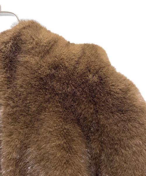 DEUXIEME CLASSE（ドゥーズィエム クラス）DEUXIEME CLASSE (ドゥーズィエム クラス) MY WHITE BROWN ブルゾン ブラウン サイズ:Uの古着・服飾アイテム