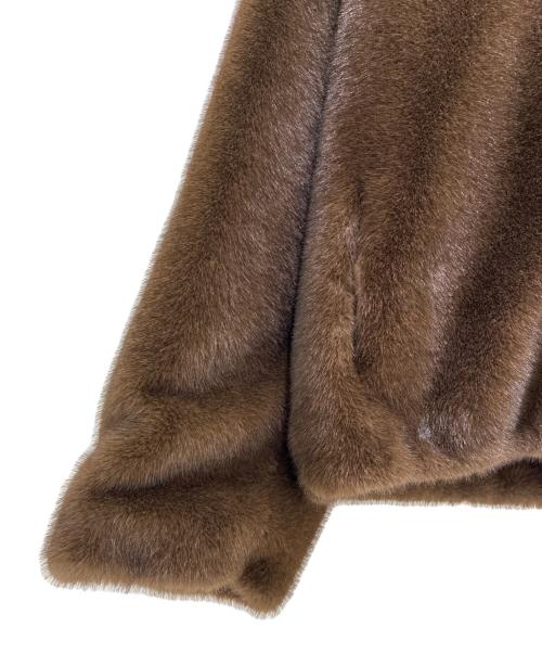 DEUXIEME CLASSE（ドゥーズィエム クラス）DEUXIEME CLASSE (ドゥーズィエム クラス) MY WHITE BROWN ブルゾン ブラウン サイズ:Uの古着・服飾アイテム