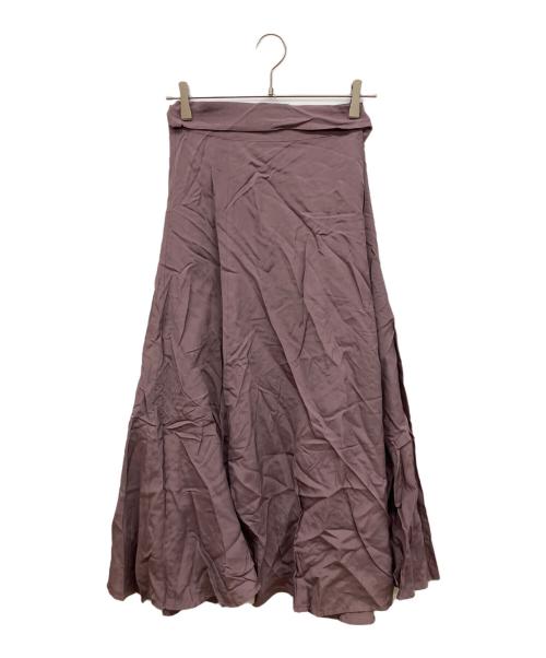 CHAOS（カオス）CHAOS (カオス) ヴィスコースラップスカート モカ サイズ:FREEの古着・服飾アイテム