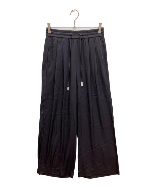 DRESS HERSELF（ドレスハーセルフ）DRESS HERSELF (ドレスハーセルフ) シルクワイドパンツ グレー サイズ:M-Ⅼの古着・服飾アイテム