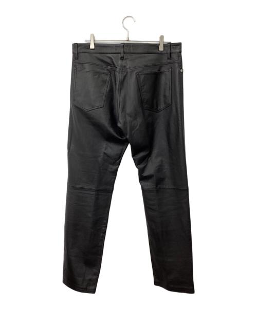 BEDWIN &THE HEARTBREAKERS（ベドウィンアンドザ ハートブレイカーズ）BEDWIN &THE HEARTBREAKERS (ベドウィンアンドザ ハートブレイカーズ) カウハイドレザーパンツ ブラック サイズ:４の古着・服飾アイテム