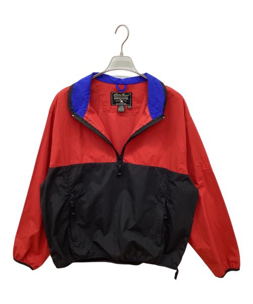 Eddie Bauer（エディーバウアー）Eddie Bauer (エディーバウアー) アノラックパーカー レッド サイズ:Lの古着・服飾アイテム