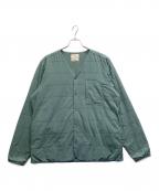 Snow peakスノーピーク）の古着「Flexible Insulated Cardigan」｜グリーン