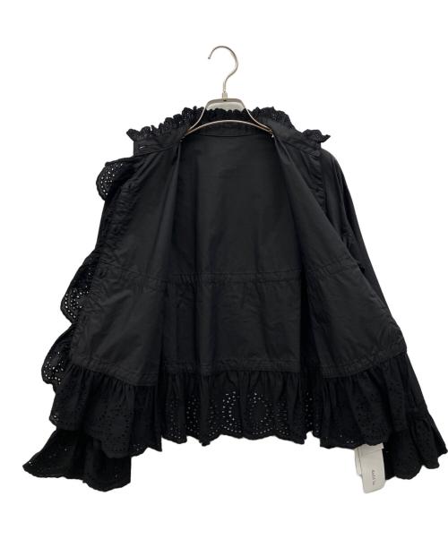 dahl'ia（ダリア）dahl'ia (ダリア) FRILL ブラウス ブラック サイズ:FREEの古着・服飾アイテム