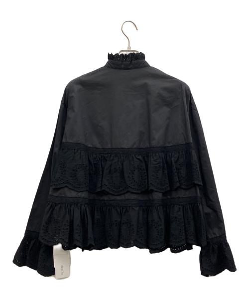 dahl'ia（ダリア）dahl'ia (ダリア) FRILL ブラウス ブラック サイズ:FREEの古着・服飾アイテム