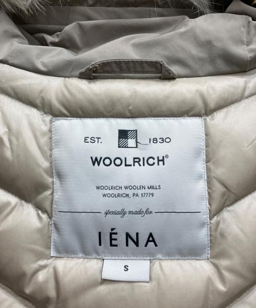 WOOLRICH（ウールリッチ）WOOLRICH (ウールリッチ) IENA (イエナ) BOW BRIDGE ダウンコート ベージュ サイズ:Sの古着・服飾アイテム