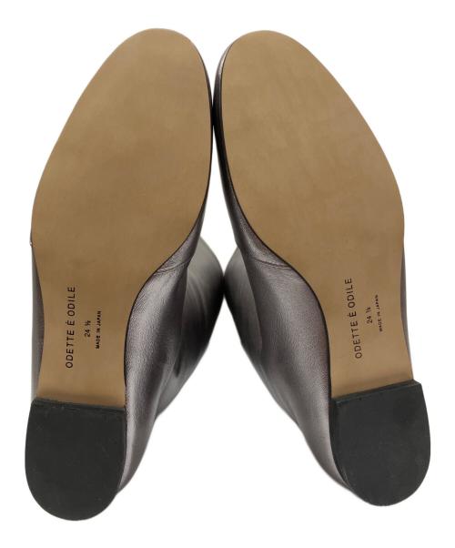 Odette e Odile（オデットエオディール）Odette e Odile (オデットエオディール) フラット ロングブーツ15 シルバー サイズ:24.5cmの古着・服飾アイテム