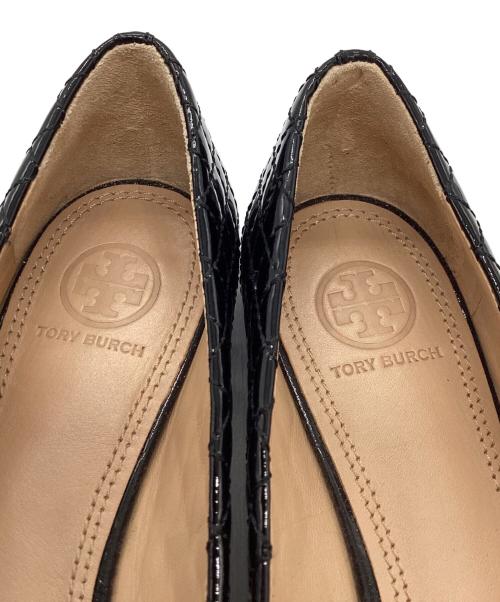 TORY BURCH（トリーバーチ）TORY BURCH (トリーバーチ) バレエパンプス ブラック サイズ:7　1/2の古着・服飾アイテム