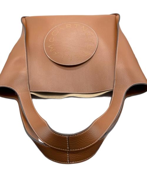 STELLA McCARTNEY（ステラマッカートニー）STELLA McCARTNEY (ステラマッカートニー) ステラスタッズロゴトートバッグ ブラウンの古着・服飾アイテム