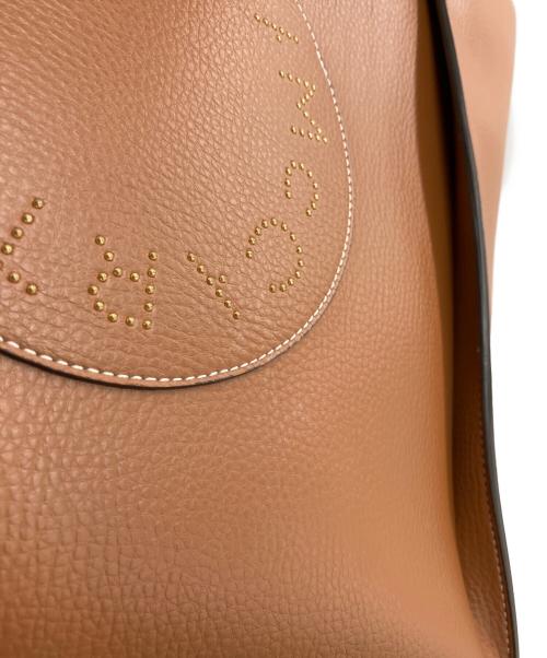 STELLA McCARTNEY（ステラマッカートニー）STELLA McCARTNEY (ステラマッカートニー) ステラスタッズロゴトートバッグ ブラウンの古着・服飾アイテム
