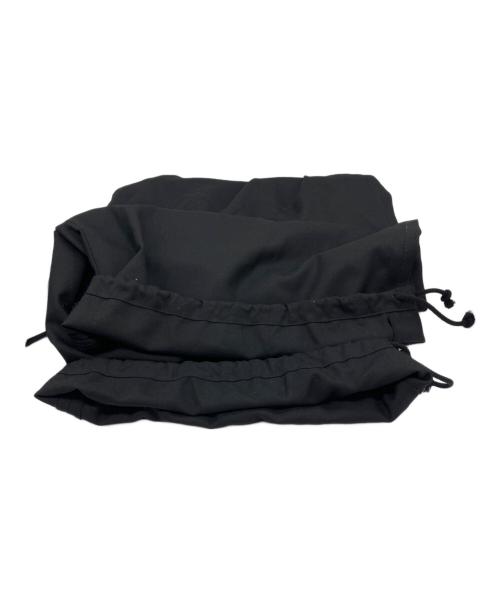 GROUND Y（グラウンドワイ）GROUND Y (グラウンドワイ) WOOL POLYESTER GABARDINE BALLOON PANTS ブラック サイズ:3の古着・服飾アイテム