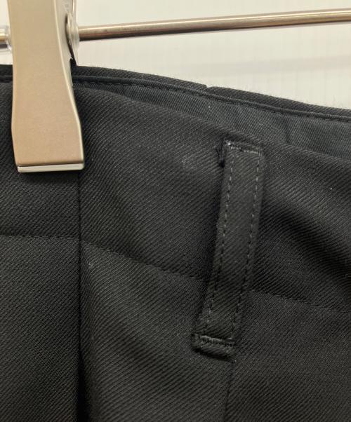 GROUND Y（グラウンドワイ）GROUND Y (グラウンドワイ) WOOL POLYESTER GABARDINE BALLOON PANTS ブラック サイズ:3の古着・服飾アイテム