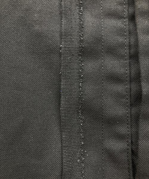 GROUND Y（グラウンドワイ）GROUND Y (グラウンドワイ) WOOL POLYESTER GABARDINE BALLOON PANTS ブラック サイズ:3の古着・服飾アイテム