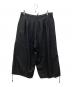 GROUND Y (グラウンドワイ) WOOL POLYESTER GABARDINE BALLOON PANTS ブラック サイズ:3：26000円